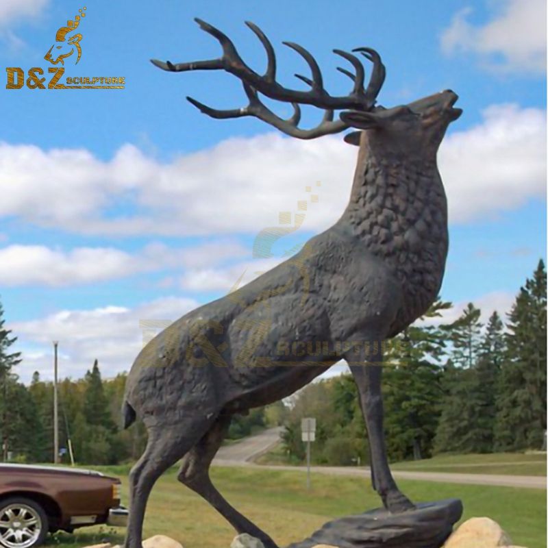 life size elk statue