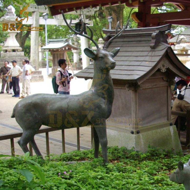 deer sculpture for garden