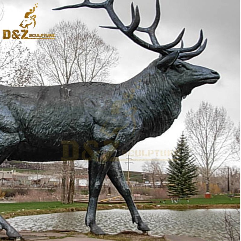 elk statues outdoor