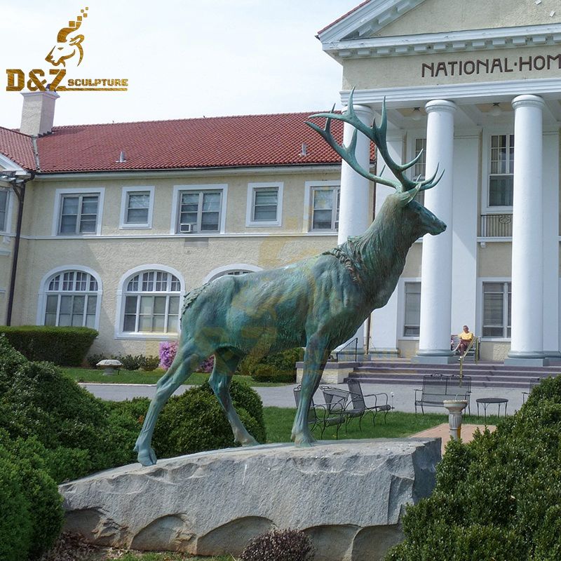 large metal elk