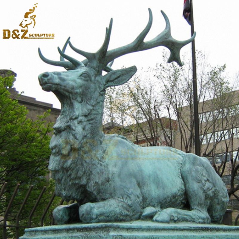 big deer statue