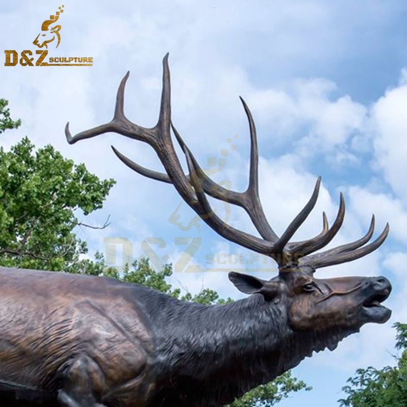 life size elk statue