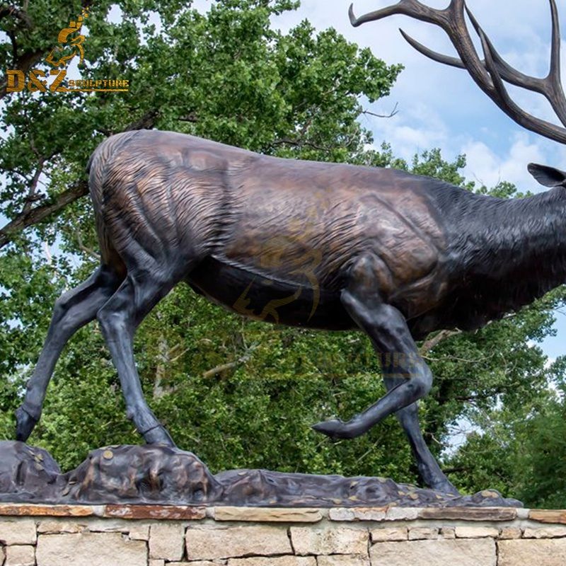 elk life size statue
