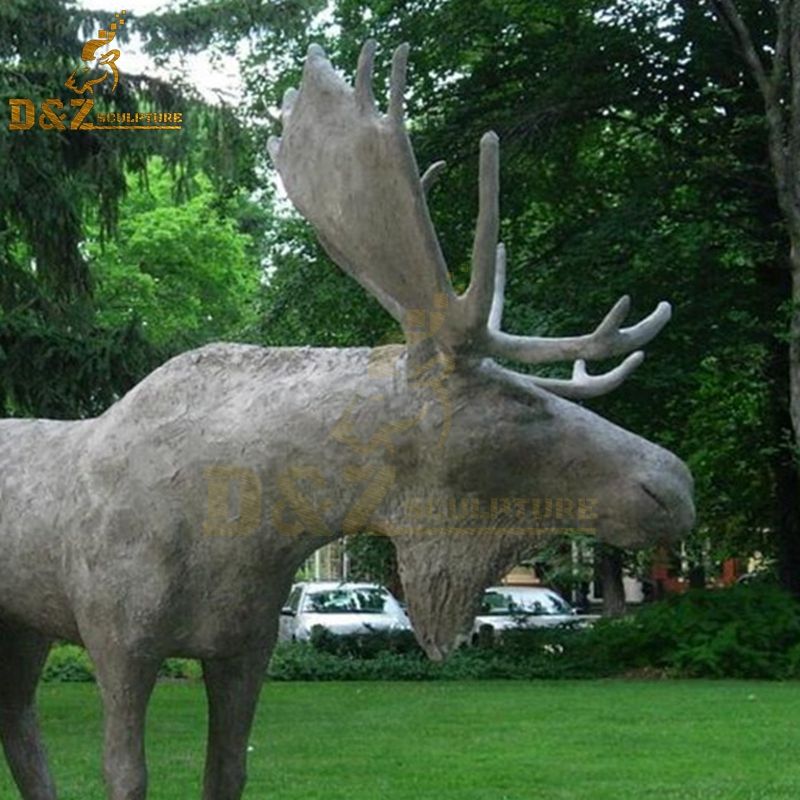 metal moose art