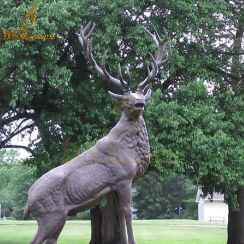 lawn deer sculpture