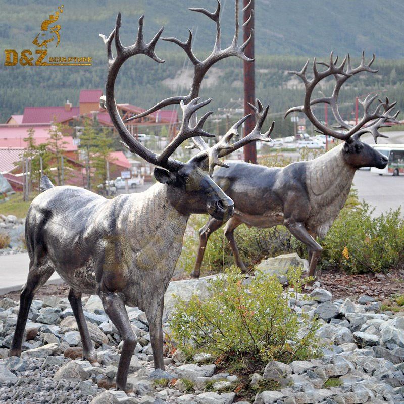 reindeer statue