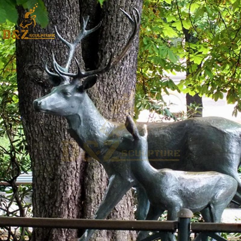 statue deers