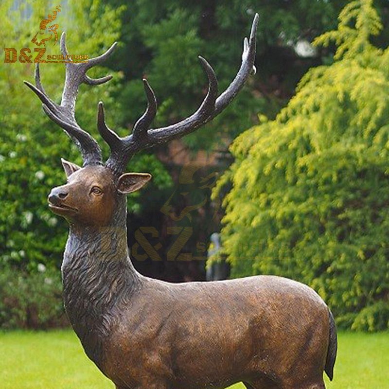 indoor deer statues