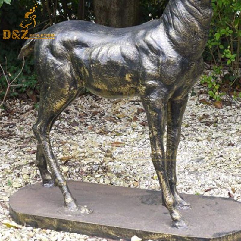 small stag statue