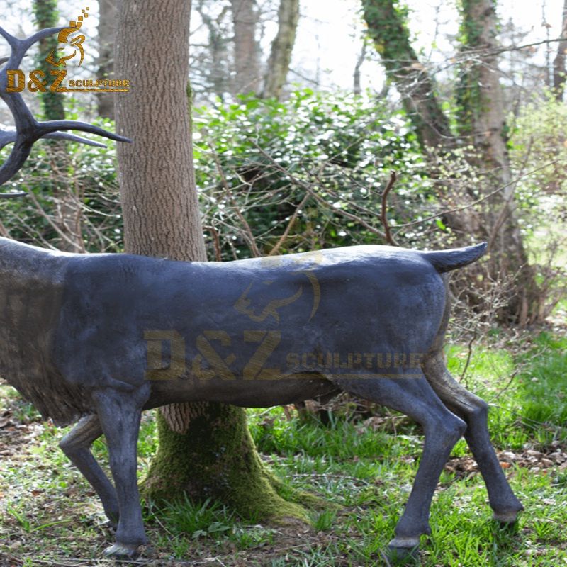 life size reindeer statue