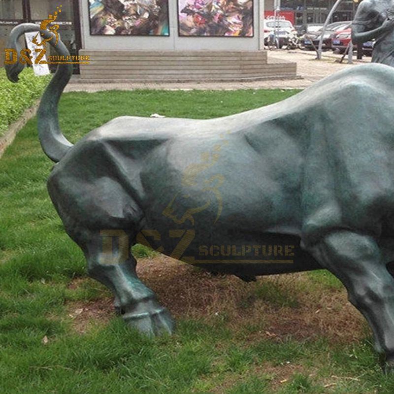 bull sculpture metal art
