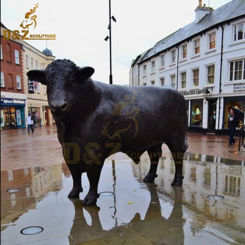 cow garden sculpture