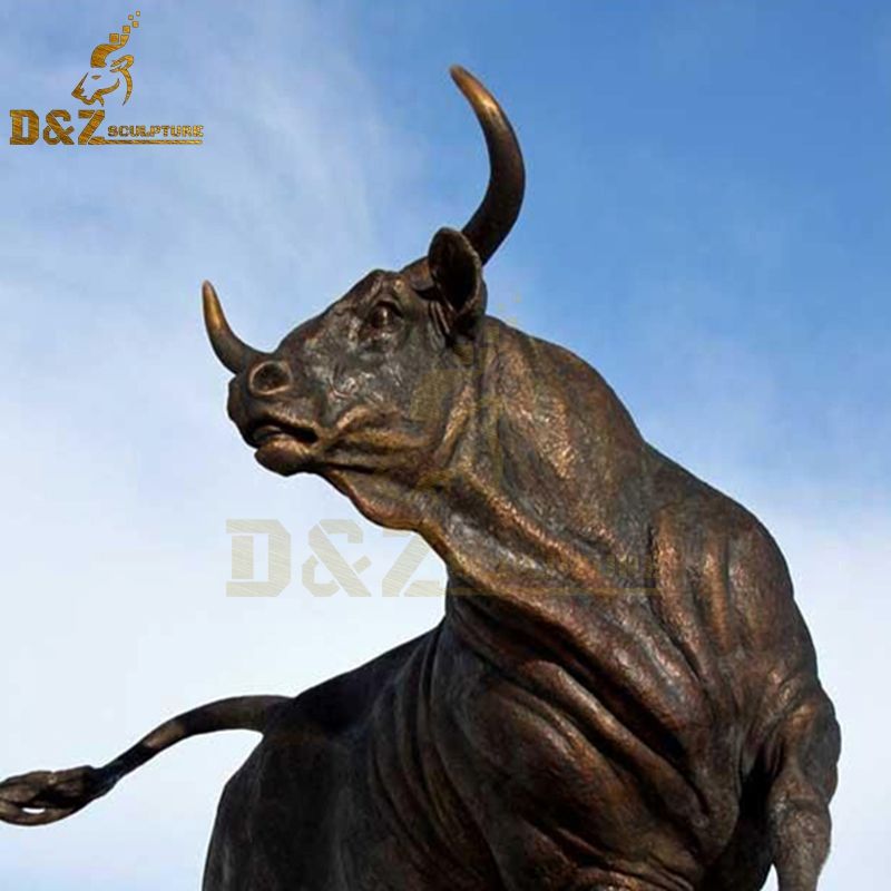 modern bull sculpture