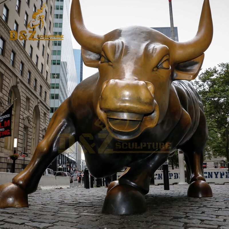 High quality famous Wall Street bull statue bull sculpture artwork for sale