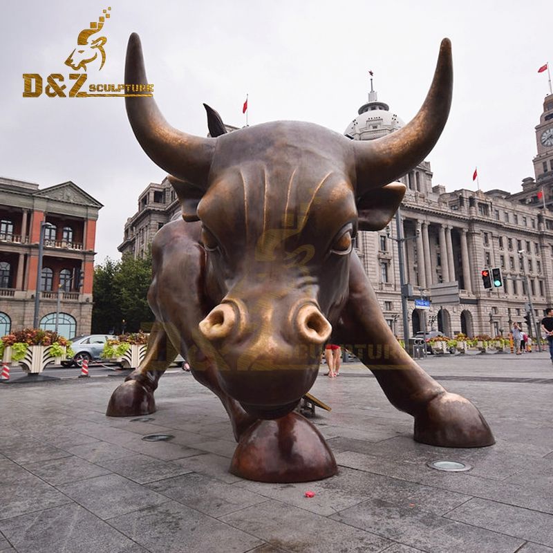 metal bull sculpture for sale