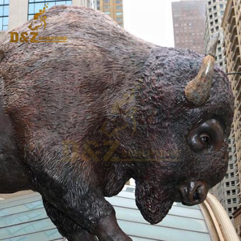 bison sculpture for sale