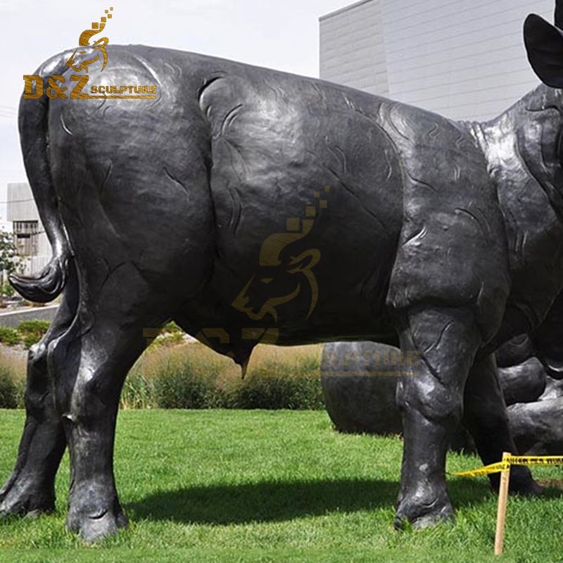 large cow sculpture