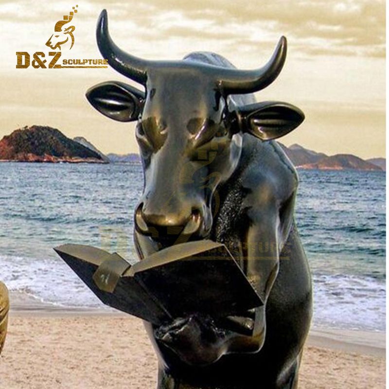 the bull sculpture
