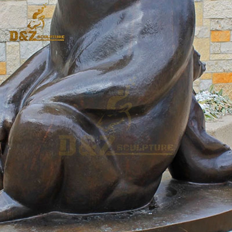 bear bronze sculpture
