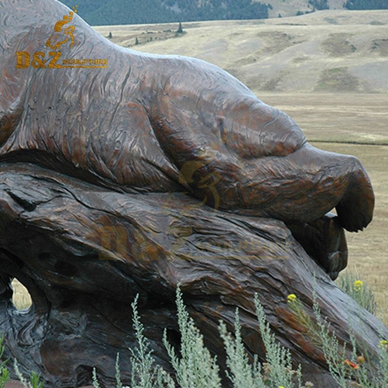 bear yard statue