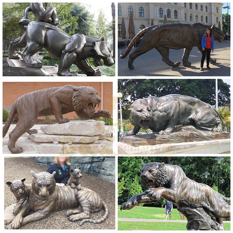 tiger statues