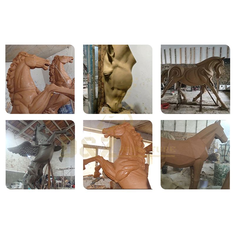 Bronze Life Size Horse Sculpture