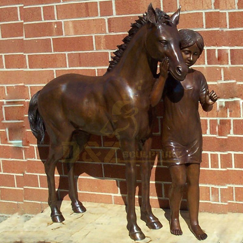 Garden Decoration Art Bronze Horse Sculpture Animal Bronze Statue