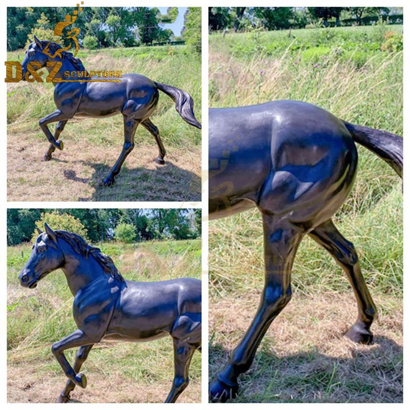 bronze horse sculpture