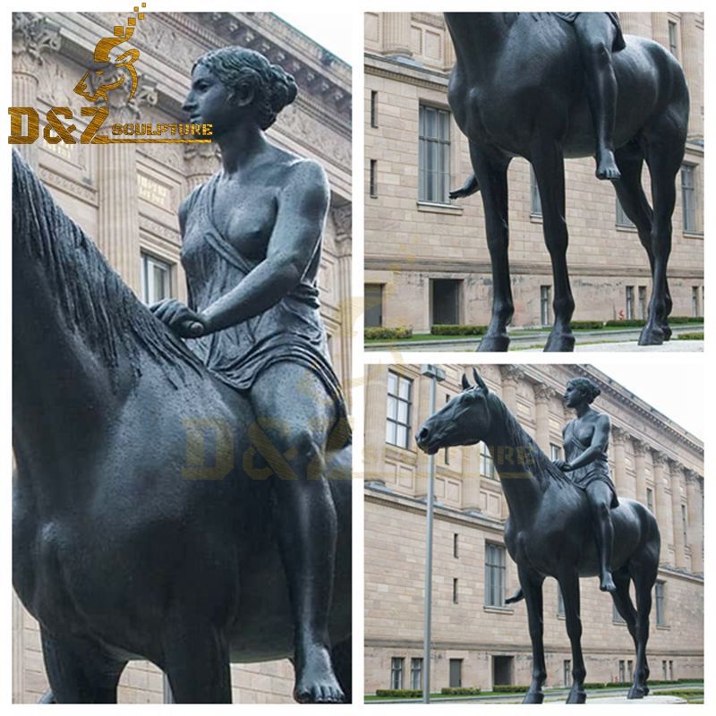 riding horse statue