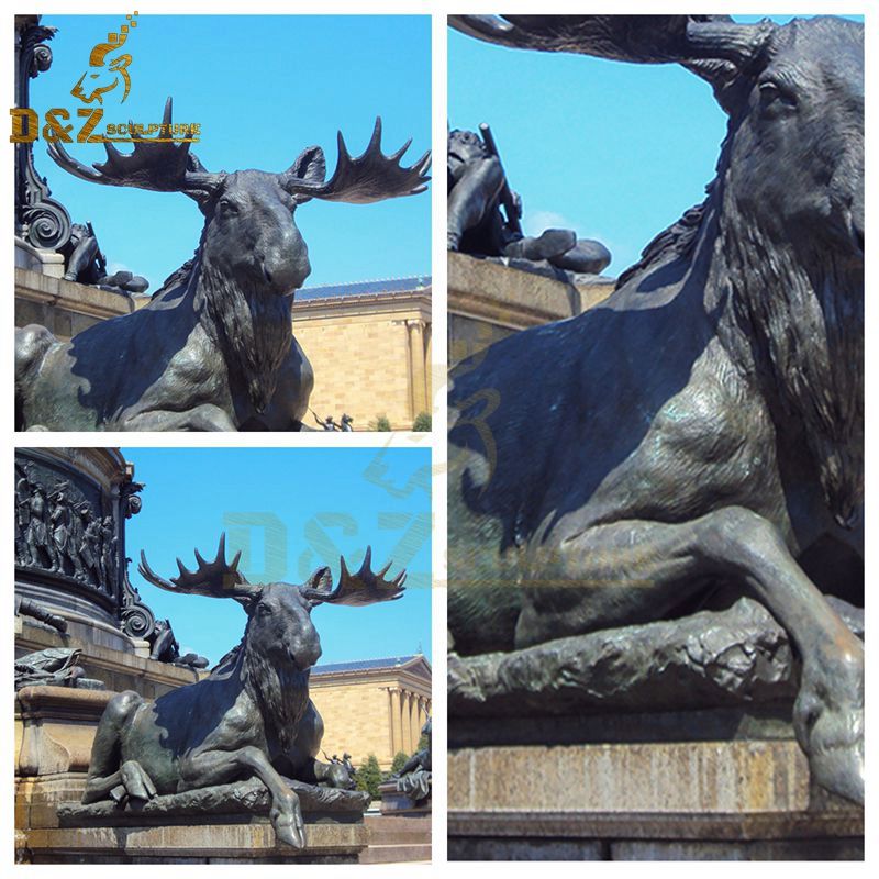 moose statue for garden