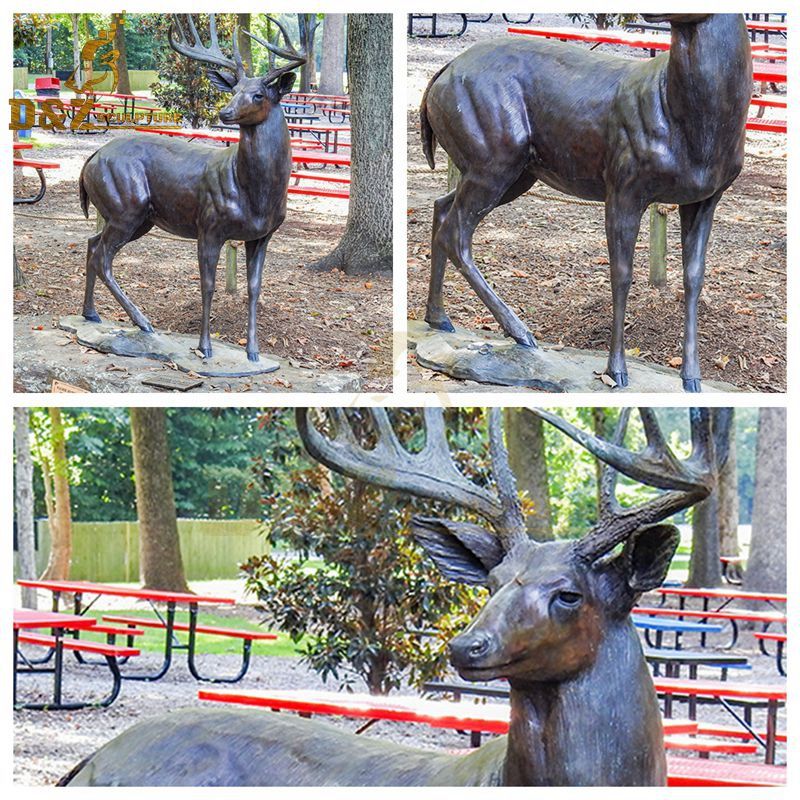 garden stag sculpture