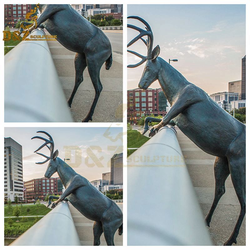 outdoor deer statues