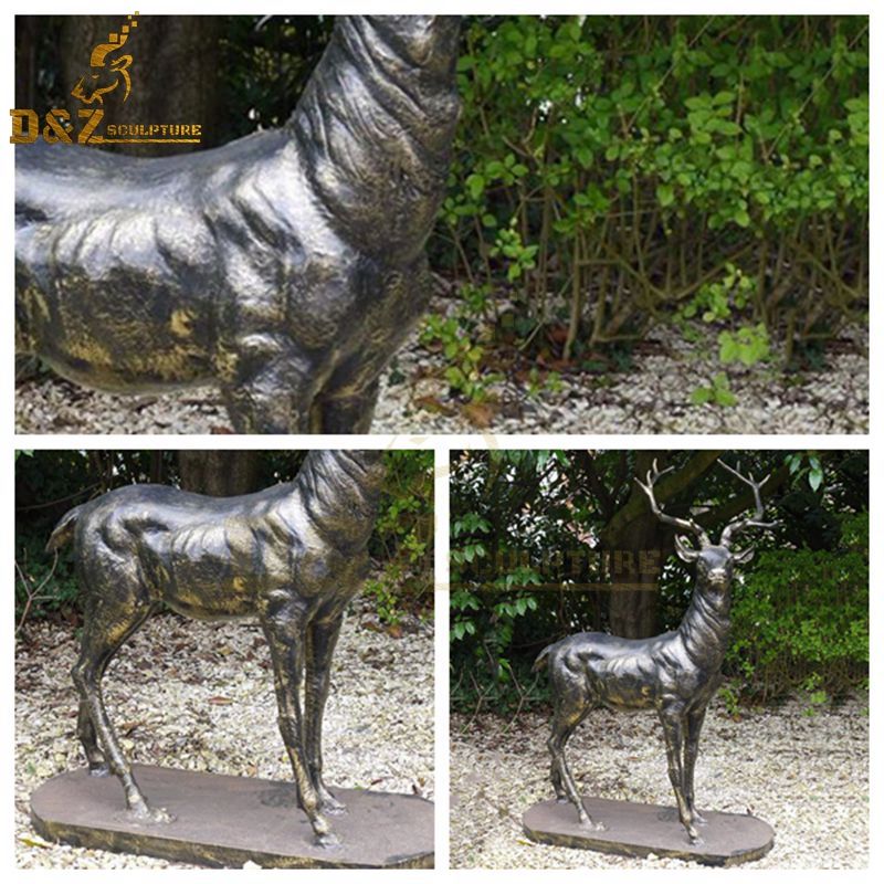 red deer stag statue