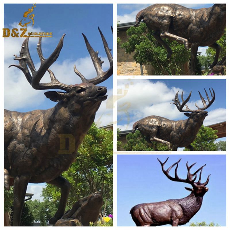 life size reindeer statue