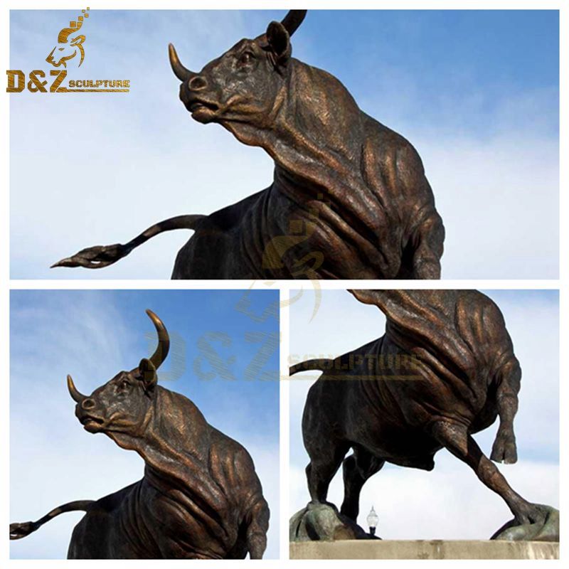 large bull sculpture