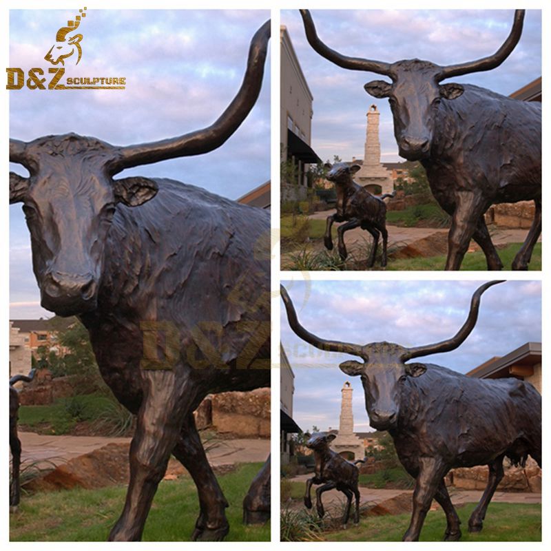 longhorns texas statue