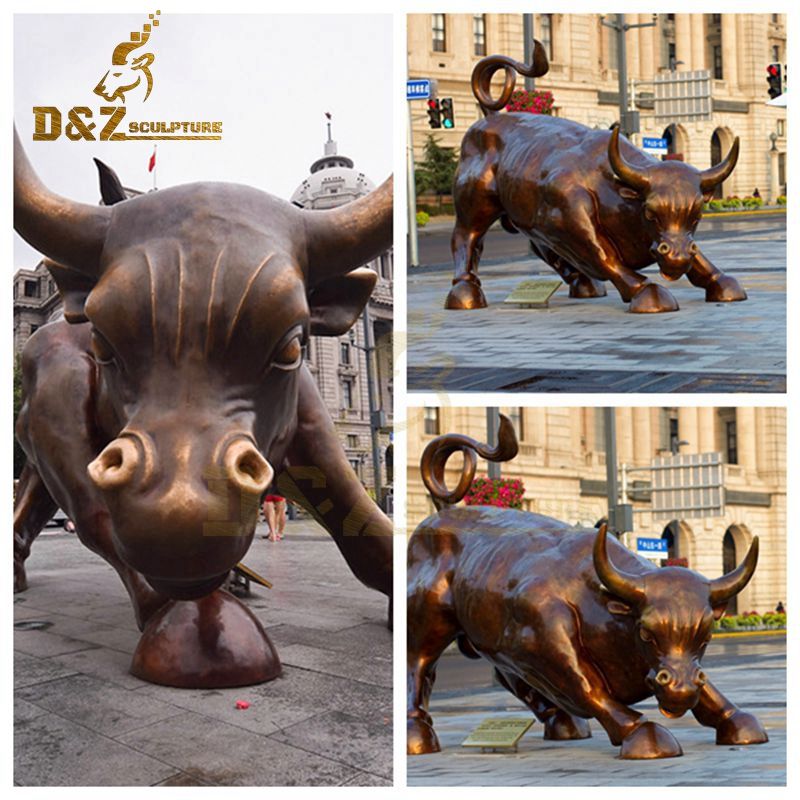 wall street bull sculpture