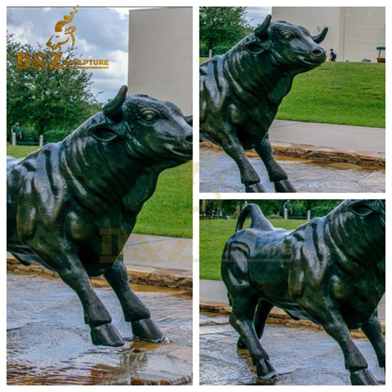 copper bull statue