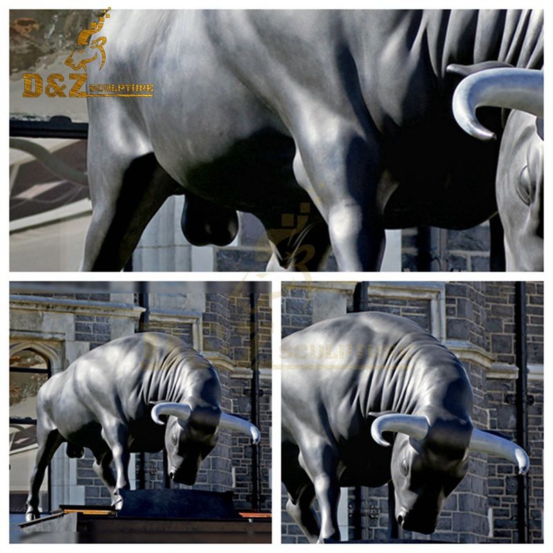 bronze cattle statue