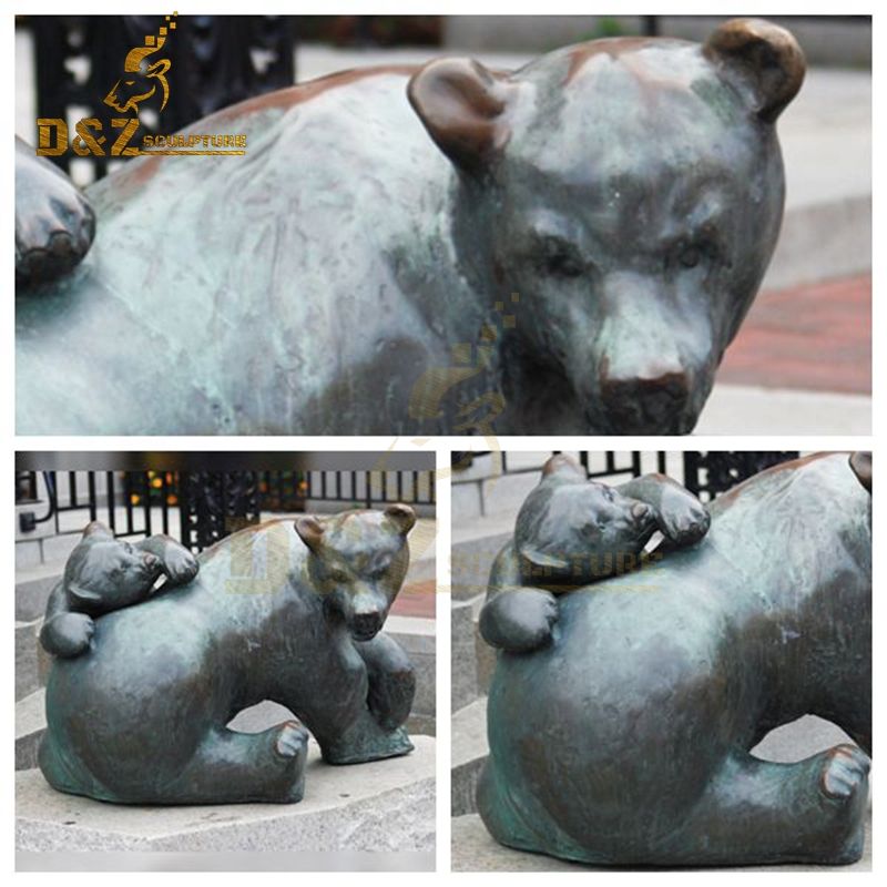 bear and small bear statue